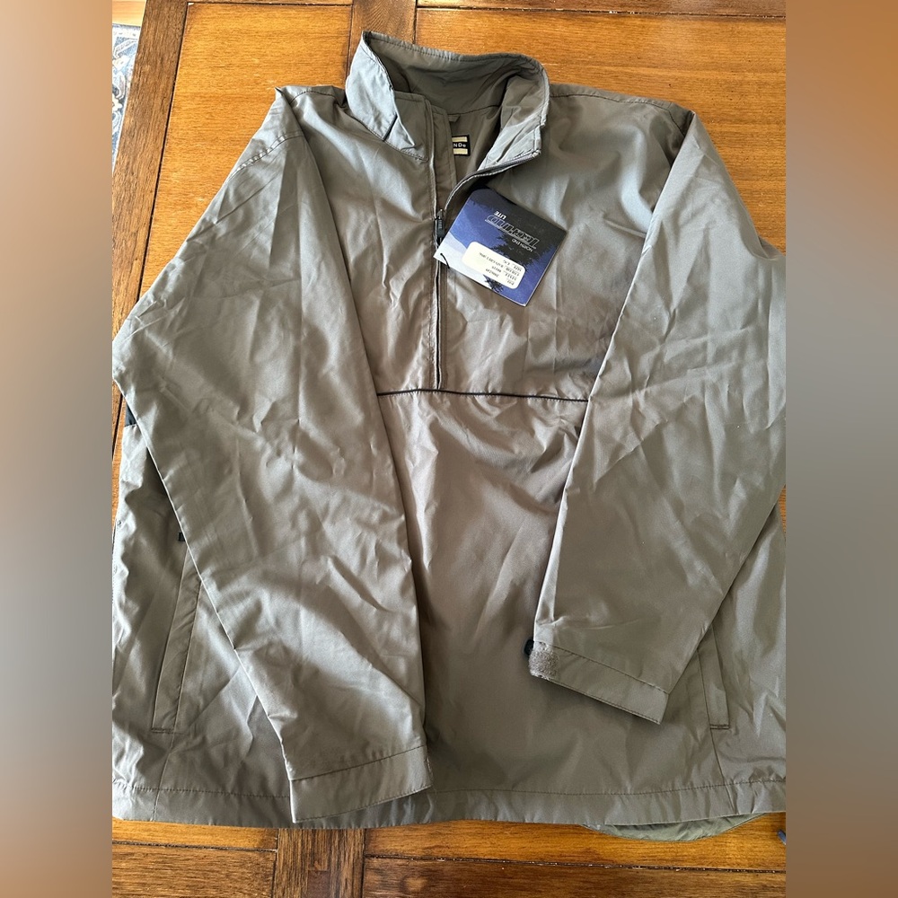 Men's Gray Windbreaker Jacket